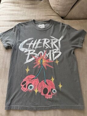 Skull Cherry Bomb Graphic Tee - NEW!